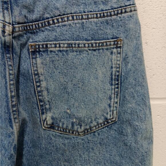 SO Juniors Size 13 Jeans Girls Acid Wash Hi-Rise Jeans Denim Cutoff Cuff‎ Pants - Picture 4 of 7